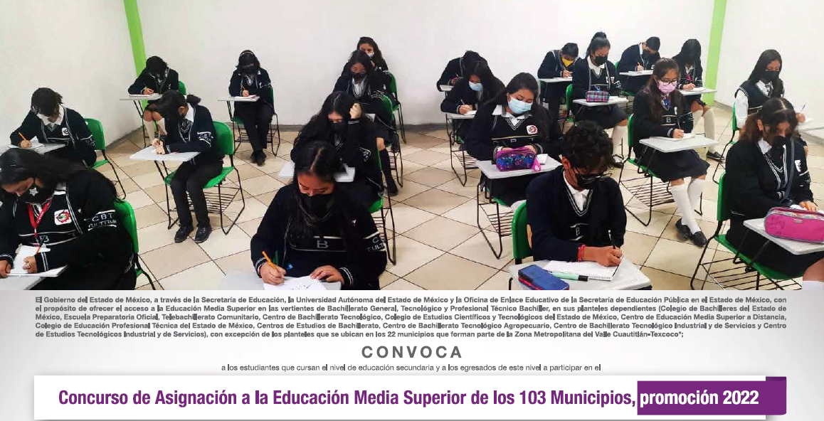 Concurso De Asignación A La Educación Media Superior Para Los 103 Municipios Epo 111 2424
